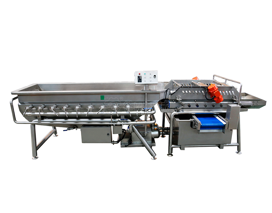 圓管渦流洗菜機(jī)+臭氧+輸渣DY-420B-CS 圓管渦流洗菜機(jī)+臭氧+輸渣DY-420B-CS